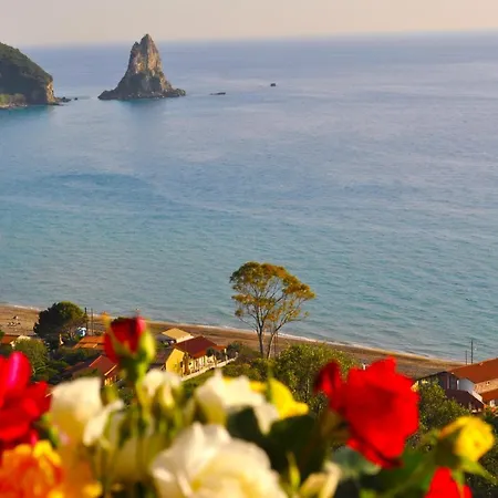 Maria With Pool And Panorama View - Agios Gordios Άγιος Γόρδιος